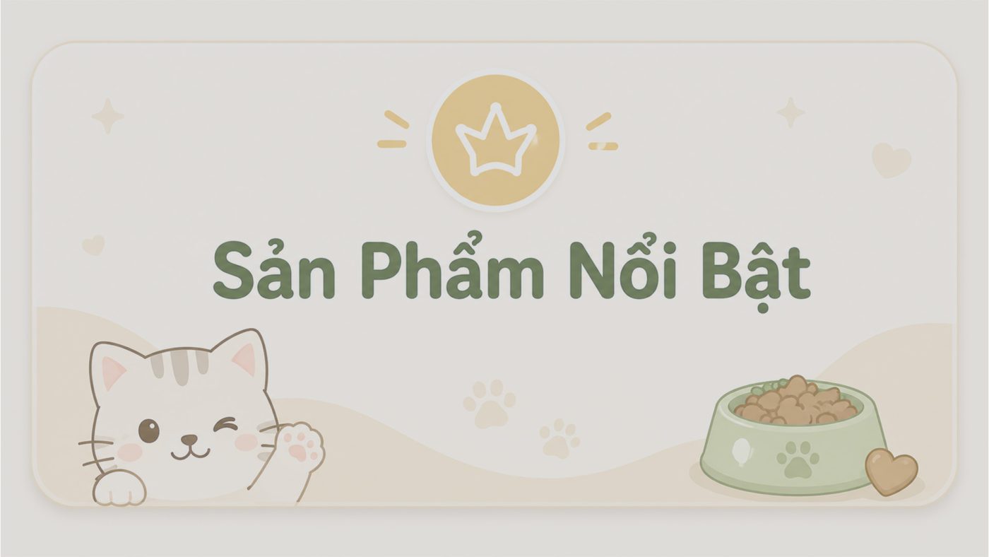 Banner Sản Phẩm Nổi Bật tại Mê Pet